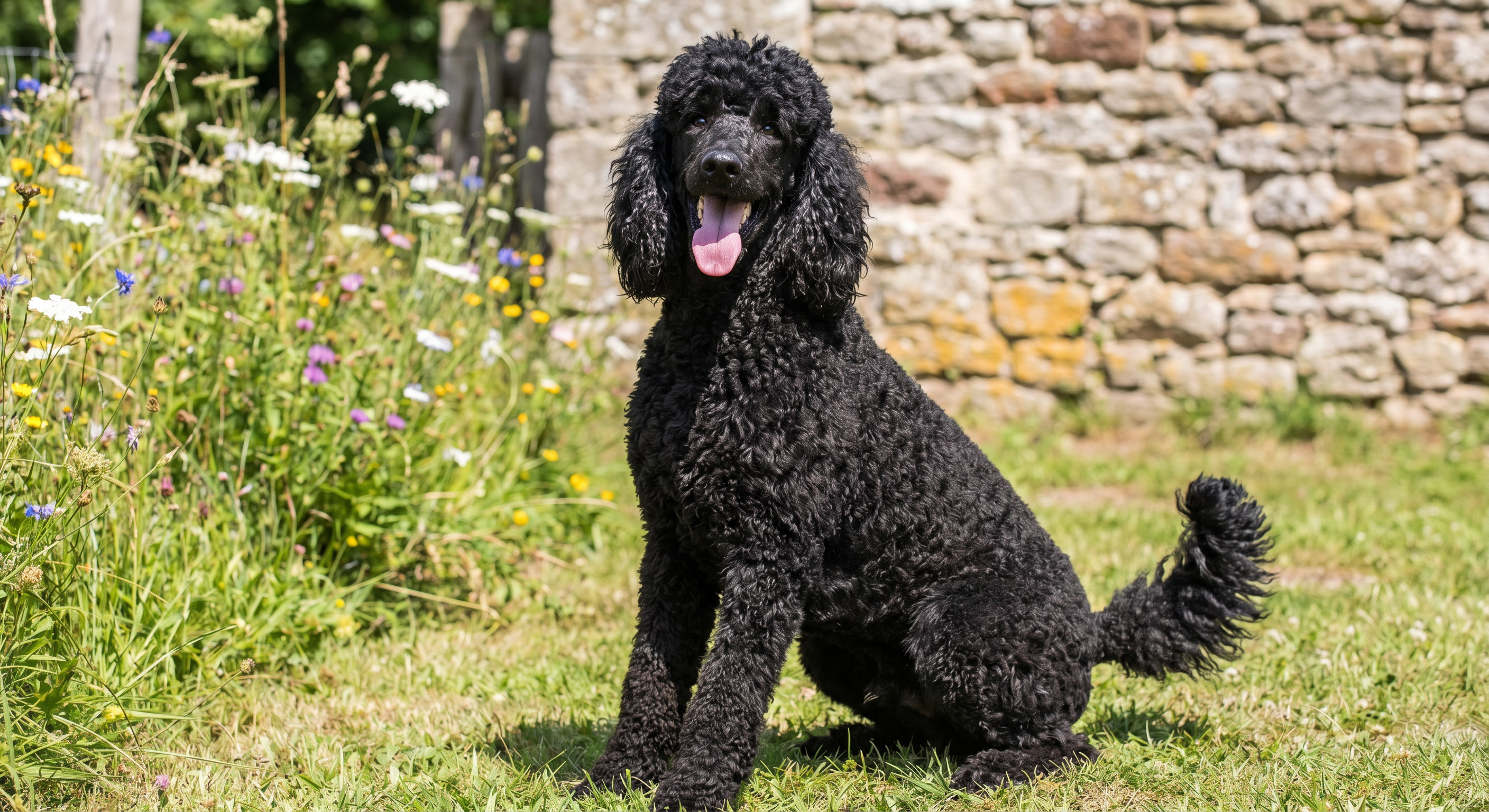 Caniche negro elegante - ANuBIS Peluquería Canina